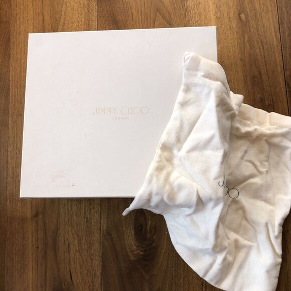 Jimmy Choo Kerfield Black Suede/Mesh Peep Toe Platform Heels Booties Sz 6.5 (37) - Picture 12 of 12